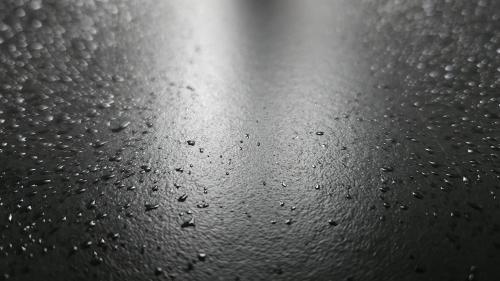 Minimal: Rain on a textured table