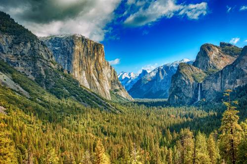 Tunnel View @ Yosemite Nov 2004