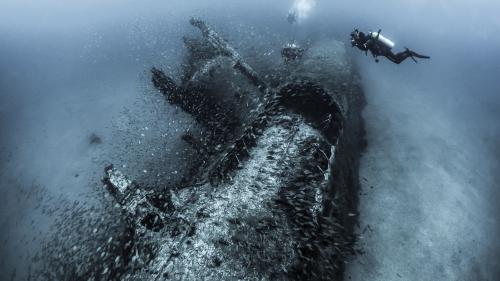 The wreck of the U-352