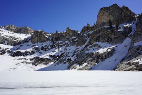 The campsite for the night. Pear Lake, Sequoia National Park, USA