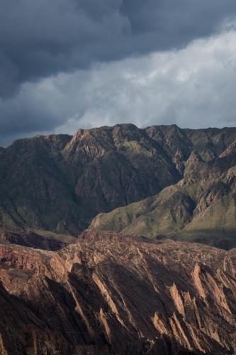 Storm approaching over the mountains, Catamarca, Argentina