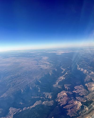 The Grand Canyon from 30,000 feet