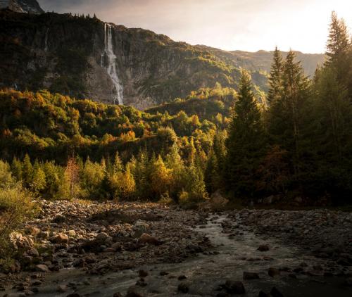 Autumn Colours in Lauterbrunnen, Switzerland