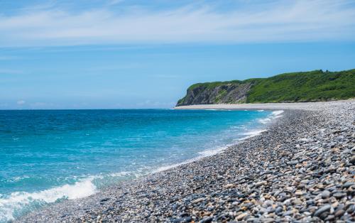 Qixintang beach in Hualien, Taiwan