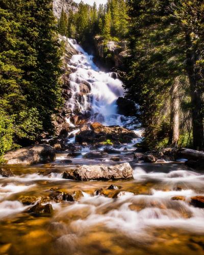 Not so hidden falls, Grand Tetons NP, WY