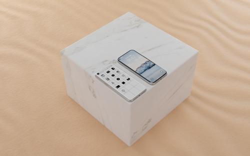 Phone in the desert