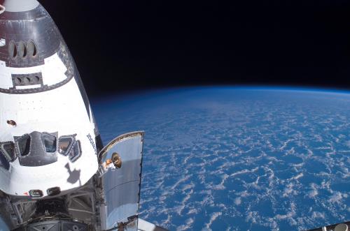 Shuttle Docking with ISS