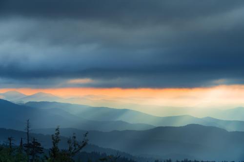 Sunrise in the Smokies,TN.