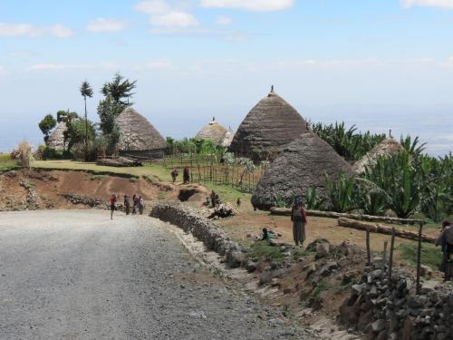 Village between Butajira and Terega, Ethiopia