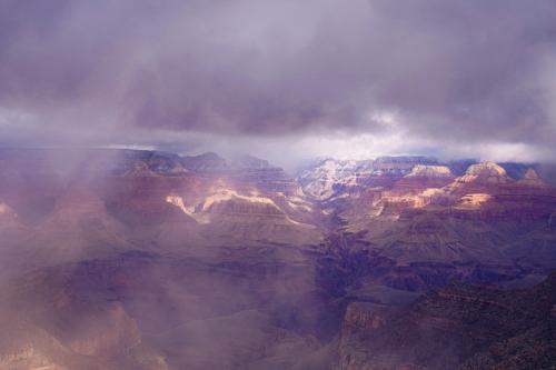 Dramatic morning in Grand Canyon