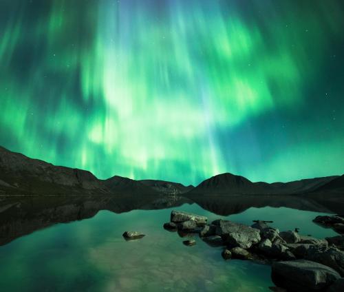 Northern Lights at Khibiny Mountains