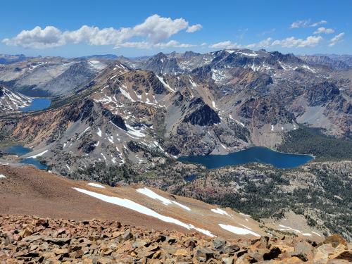 A tedious scree slog leads to this view. Dunderberg Peak, CA   Flickr: michael kwok