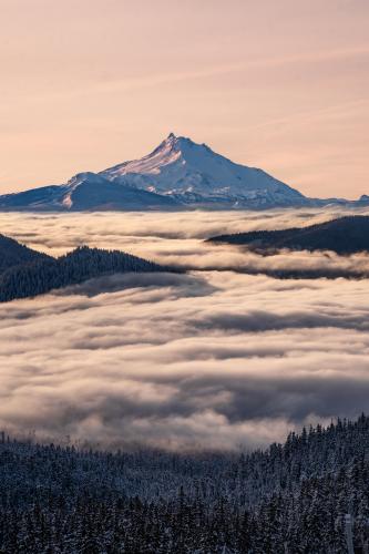 Mt. Jefferson above the clouds. Oregon, USA   @zanexdaniel