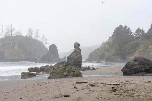 Went on a roadtrip last year. This was a foggy morning in Trinidad, CA