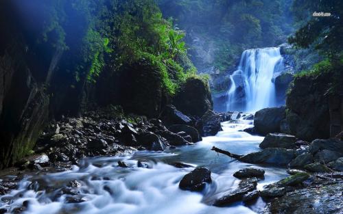 Beautiful Taiwan Forest Waterfalls