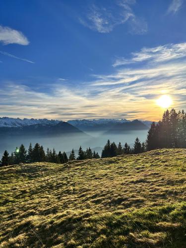 Last light Rigi-Kaltbad,Switzerland