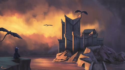 Dragonstone, a painting