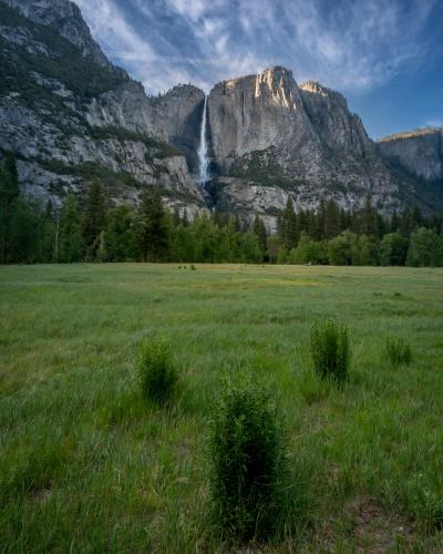 Upper Yosemite Falls in Spring, Yosemite National Park, CA