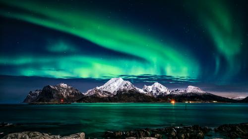 When sky show us the mystery. Aurora