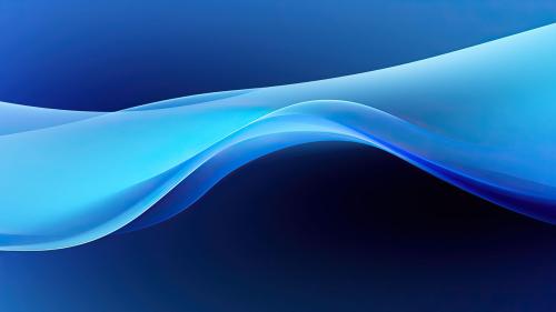Abstract Wavy Blue