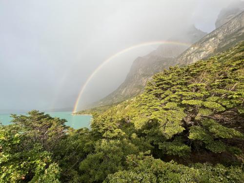 Rainbow in Torres del Paine | Chilean Patagonia