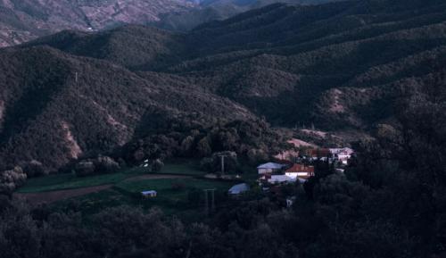 a little village between the mountains in north Morocco