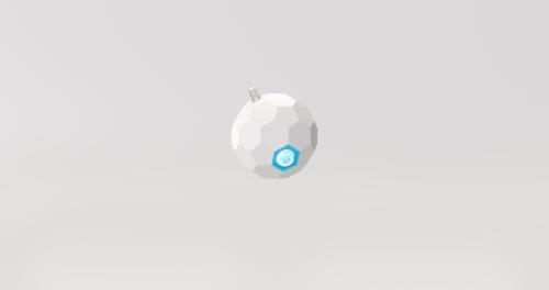 Sci-Fi Minimalist Icosphere Bot