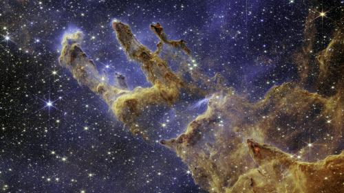 Pillars of Creation in the Eagle Nebula   8K - Near Infrared by JWSP