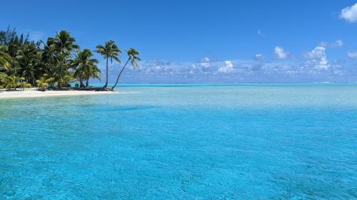 One Foot Island, Aitutaki, Cook Islands.