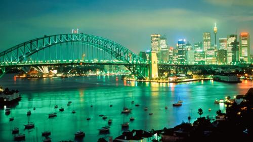 Sydney Harbor at Dusk, Australia