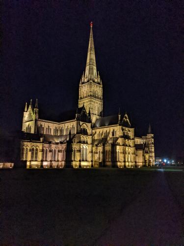 Salisbury Cathedral This Evening