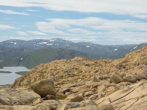 View from Raudberget, a geological outlier, in Stølsheimen, Norway