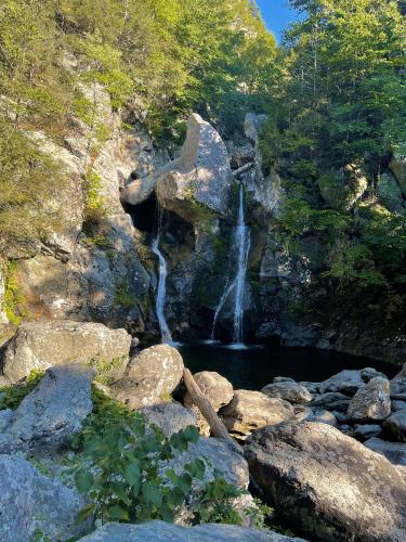 The Falls Upon Sun Kissed Rocks, MA, USA