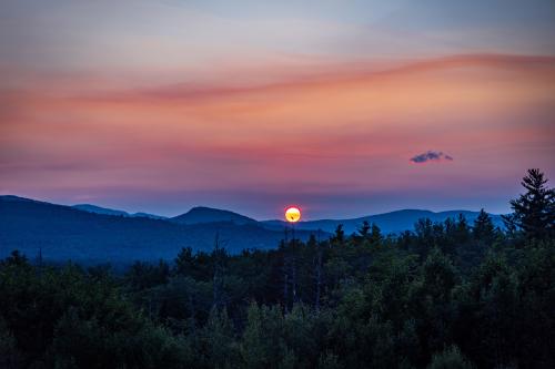 North Conway NH Sunset.