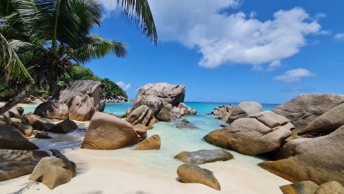 La Digue, Seychelles - whole place looks like someone ramped up the saturation