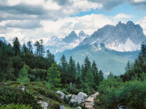 Dolomites in June last year, Italy