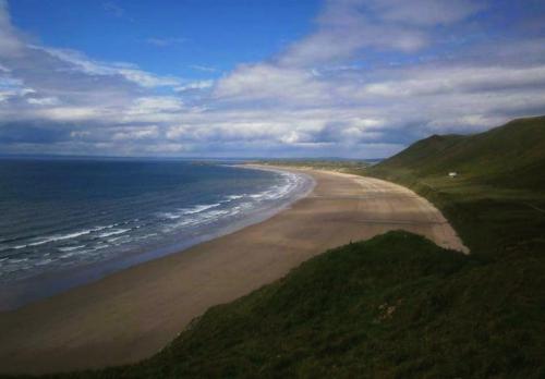 Rhossilli Beach. The Gower, Wales