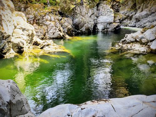 Emerald Green Water in British Columbia, Canada
