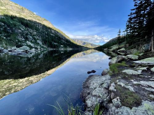 Mills Lake, RMNP. Another beautiful day in Colorado.