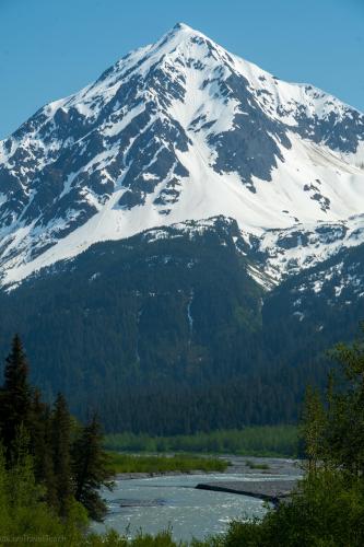 Resurrection River, Kenai Fjords National Park, Seward, Alaska.