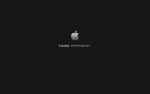 Apple Think different.