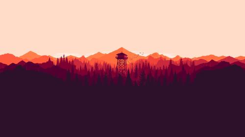 Firewatch Sunset