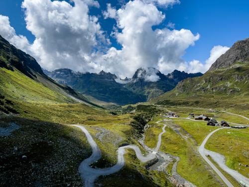 Bielerhöhe Pass in Austria