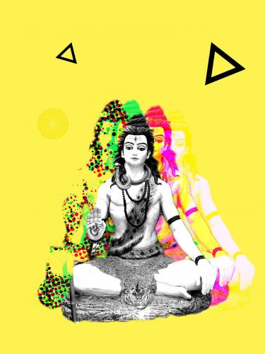 Something I made from a local idol. The great God Shiva.