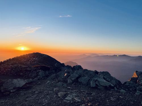 Mt. Baldy, California sunset