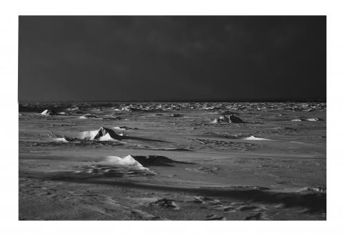 The St. Lawrence River, frozen during the Winter   IG:@eliotbw