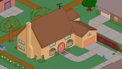 The Simpsons house by Walpinsta