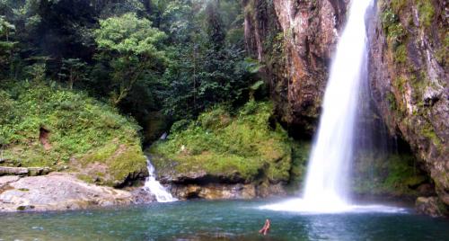 Cuetzalan waterfalls. Mexico.
