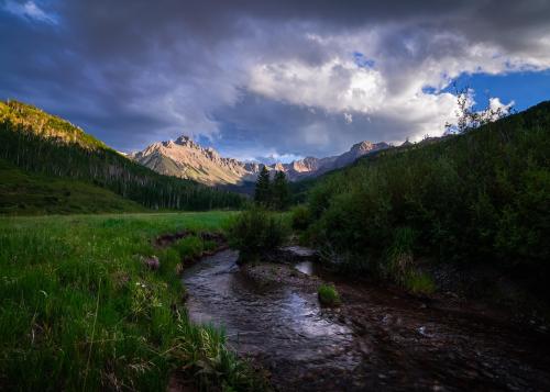 Summer Afternoon Clouds in Southwestern Colorado