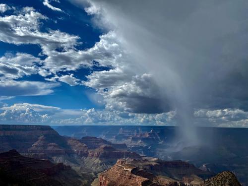 Monsoon microburst over the Grand Canyon, AZ.